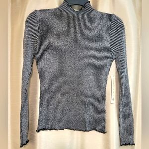 Crave Fame Metallic black/silver sweater